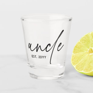 Vaso De Chupito El tío estableció una tipografía elegante nuevo tí