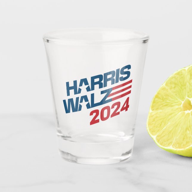 Vaso De Chupito Elecciones Harris Walz 2024 (Anverso)