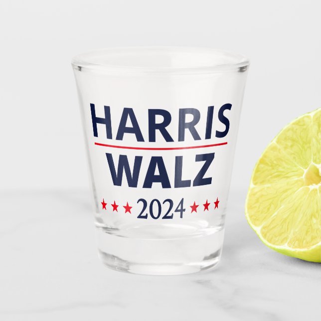 Vaso De Chupito Elecciones Harris Walz 2024 III (Anverso)