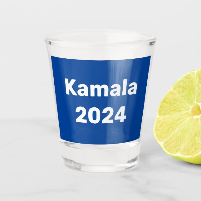 Vaso De Chupito Elecciones presidenciales de Kamala 2024 (Anverso)