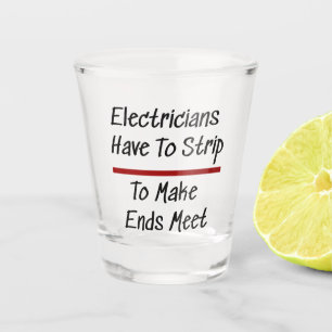 Vaso De Chupito Electricistas Chiste Novedad divertida Humor eléc