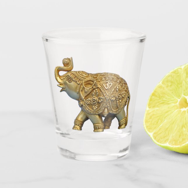 Vaso De Chupito Elefante indio (Anverso)