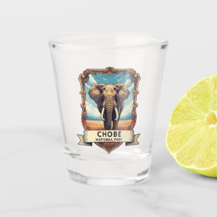 Vaso De Chupito Elefantes en el Parque Nacional Chobe Botsuana