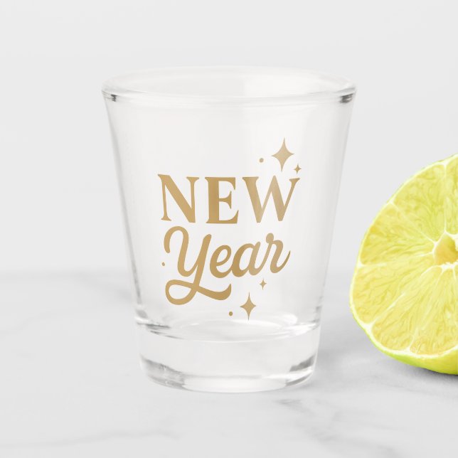 Vaso De Chupito Elegant New Year (Anverso)