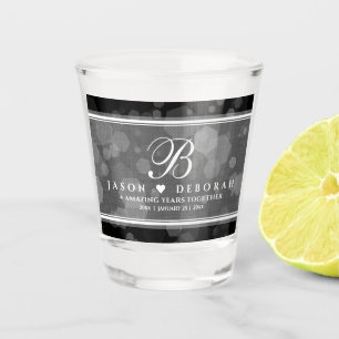 Vaso De Chupito Elegante 4º Aniversario de Bodas de Lino