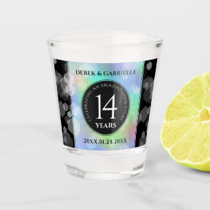 Vaso De Chupito Elegante celebración del 14º Aniversario del Boda