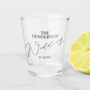 Vaso de chupito elegante para regalo de boda