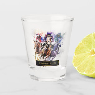 Vaso De Chupito Elegante Race Horse Derby Fiesta Equestrian Shot G