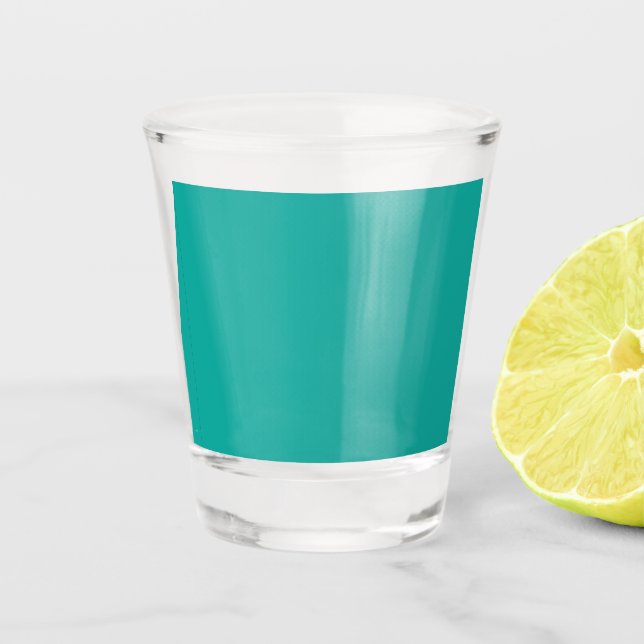 Vaso De Chupito Elevar el diseño con un fondo verde (Anverso)