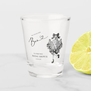 Vaso De Chupito Ella Encontró Su Fantasma Floral para Despedida de
