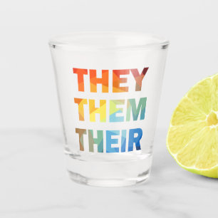 Vaso De Chupito Ellos Les Pronuncian Su Género