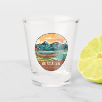 Emblema de pesca en bote de Big Bear Lake Californ