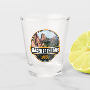 Vaso De Chupito Emblema de Viajes del Jardín de los Dioses Colorad