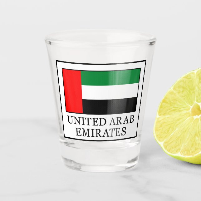 Vaso De Chupito Emiratos Árabes Unidos (Anverso)