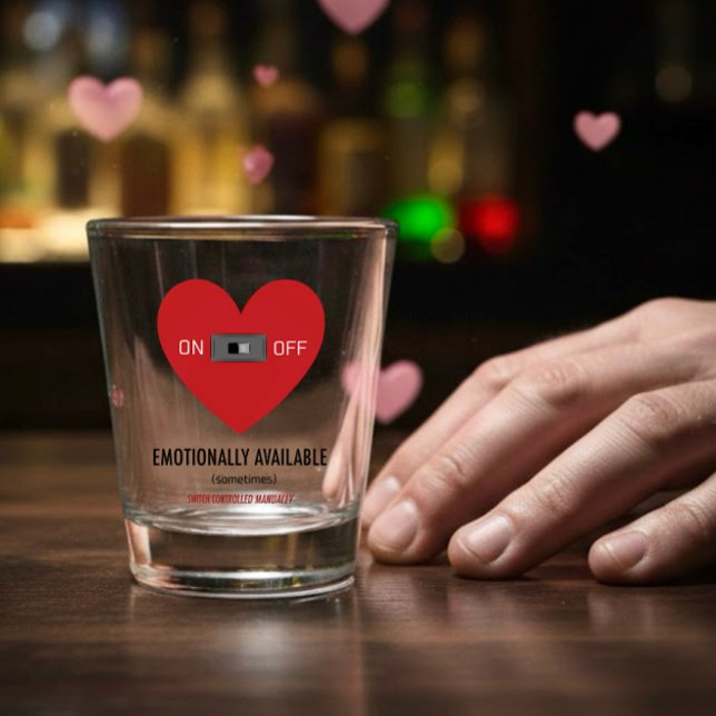 Vaso De Chupito Emotionally available  (Subido por el creador)