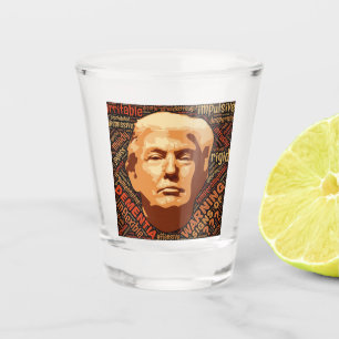 Vaso De Chupito En contra de Donald Trump, no es mi presidente pol