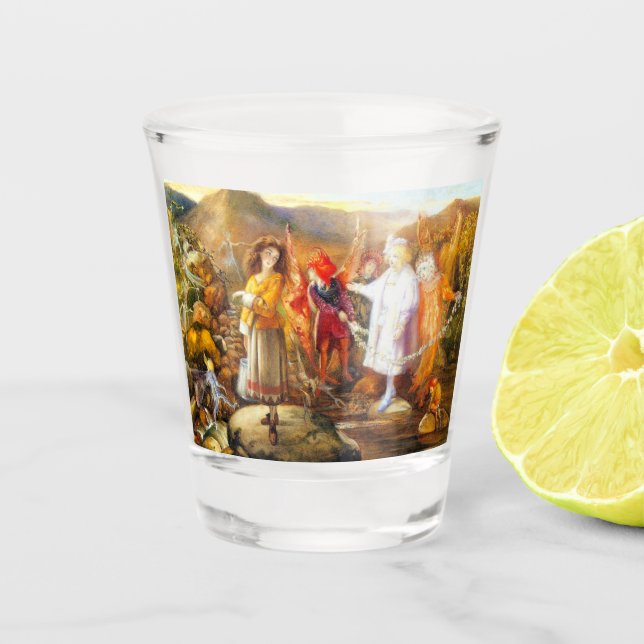 Vaso De Chupito En Fairyland John Anster Fitzgerald (Anverso)