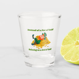 Vaso De Chupito En lugar de una olla de oro en una 
