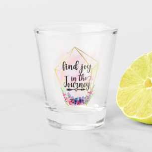 Vaso De Chupito Encuentra La Alegría En El Viaje
