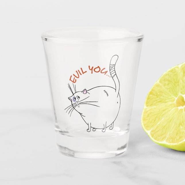 Vaso De Chupito Enfadado (Anverso)