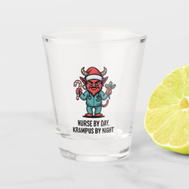 Vaso De Chupito Enfermera de día, Krampus de noche, Enfermera 