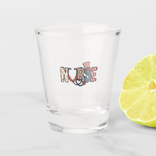 Vaso De Chupito Enfermera estadounidense 4 de julio: Enfermeras de