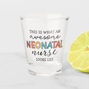 Vaso De Chupito Enfermera neonatal divertida y asombrosa apreciaci