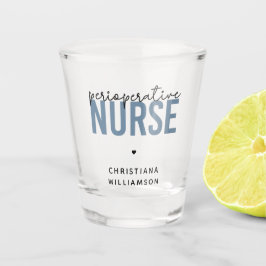 Vaso De Chupito Enfermera perioperatoria personalizado RN o regalo