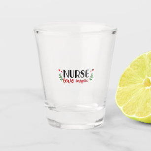 Vaso De Chupito Enfermera Regalo Enfermeras Inspire amor