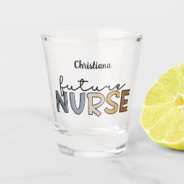 Vaso De Chupito Enfermero futuro personalizado | Regalos de estudi