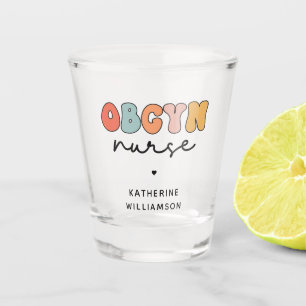 Vaso De Chupito Enfermero Retro OBGYN personalizado