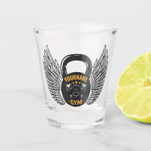 Vaso De Chupito Entrenador de fitness GYM personalizado Kettlebell