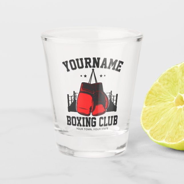 Vaso De Chupito Entrenamiento del anillo de boxeo Pro Boxer ADD NA (Anverso)