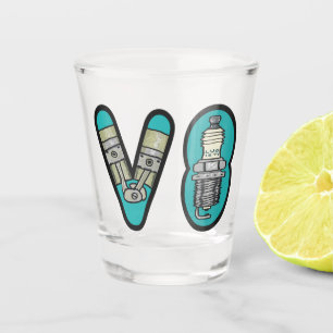Vaso De Chupito Entusiasta del coche de Petrolhead V8