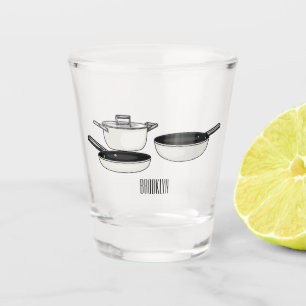 Vaso De Chupito Equipo de cocina ilustracion personalizado