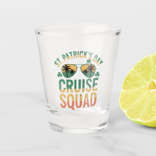 Vaso De Chupito Equipo de crucero del día de San Patricio divertid