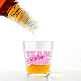 Vaso De Chupito Equipo de la Novia Fiesta de Despedida de Soltera 