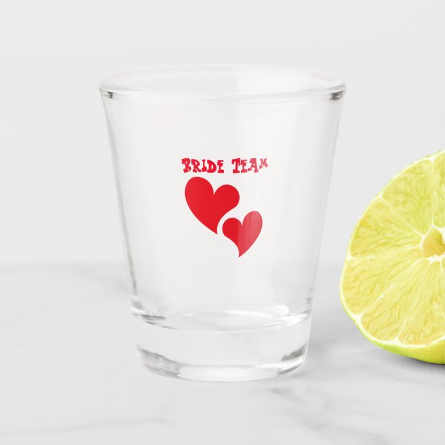 Vaso De Chupito Equipo de novia (Anverso)