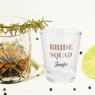 Vaso De Chupito Equipo de Novia de Boda Mocha Personalizado