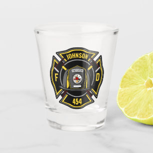 Vaso De Chupito Equipo de rescate del Departamento de Bomberos