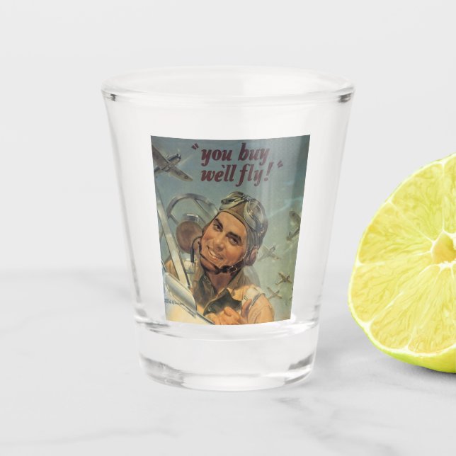 Vaso De Chupito Era de la Segunda Guerra Mundial (Anverso)