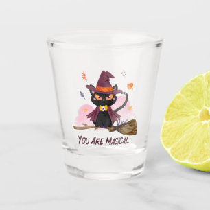 Vaso De Chupito Eres Un Gato Brujo Magnífico