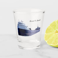 Ernest R. Breech shot glass