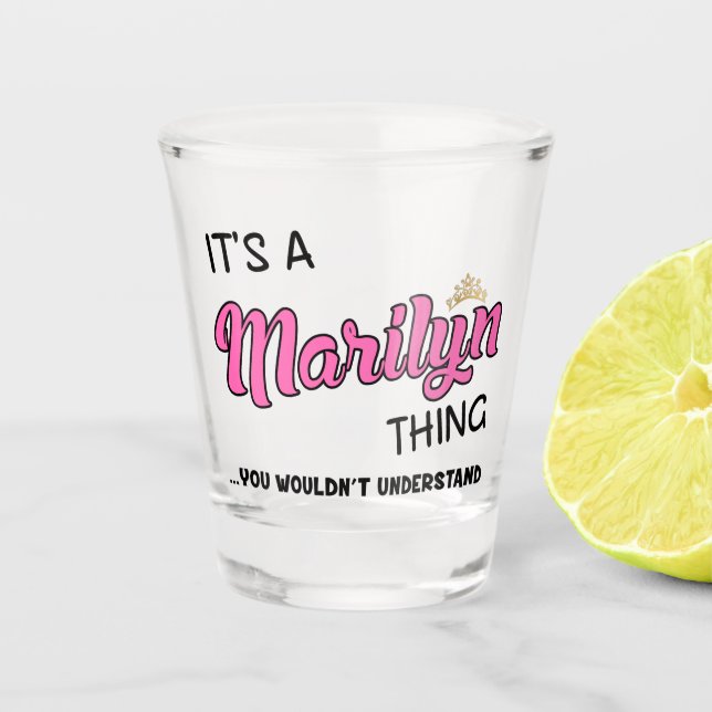 Vaso De Chupito Es algo que Marilyn no entenderías (Anverso)