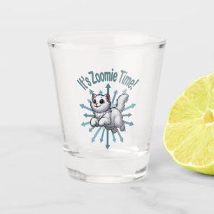 Vaso De Chupito Es el gato blanco de la época de Zoomie