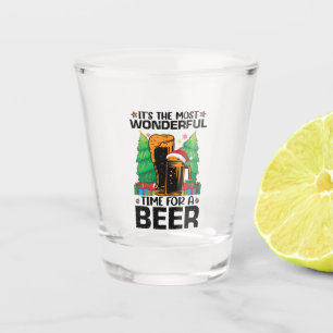 Vaso De Chupito Es el momento más maravilloso para un Santa de cer