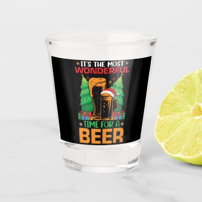 Vaso De Chupito Es El Momento Más Maravilloso Para Una Cerveza San (Anverso)