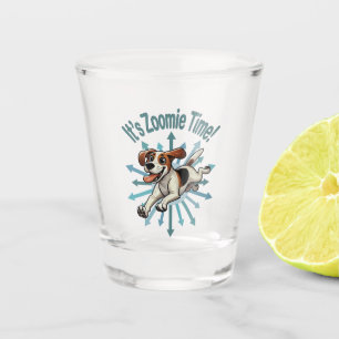 Vaso De Chupito Es hora de Zoomie Beagle Mediano Mutt