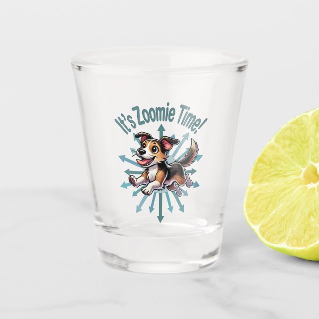 Vaso De Chupito Es hora de Zoomie Mutt (Anverso)