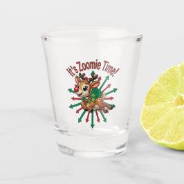 Vaso De Chupito ¡Es hora de Zoomie! Navidades renos